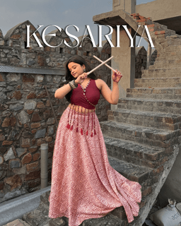 Kesariya Chaniya-Choli thumbnail 1